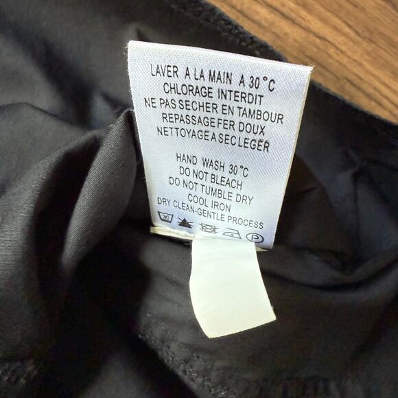 Gold Pfeil Germany Black Fitted Button Down Shirt Corset Style Sz 2 - Picture 7 of 8